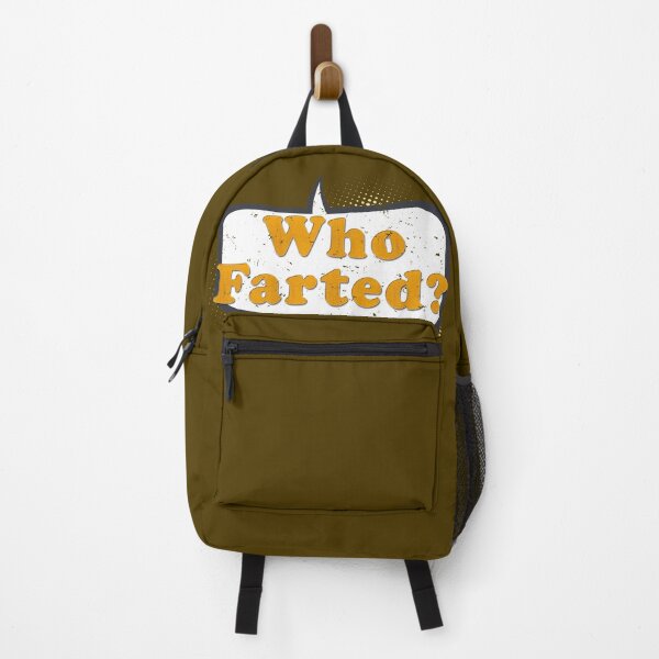 Item preview, Who Farted? Funny Speech Bubble - Slightly Distressed - Saddle Brown designed and sold by johnta17.