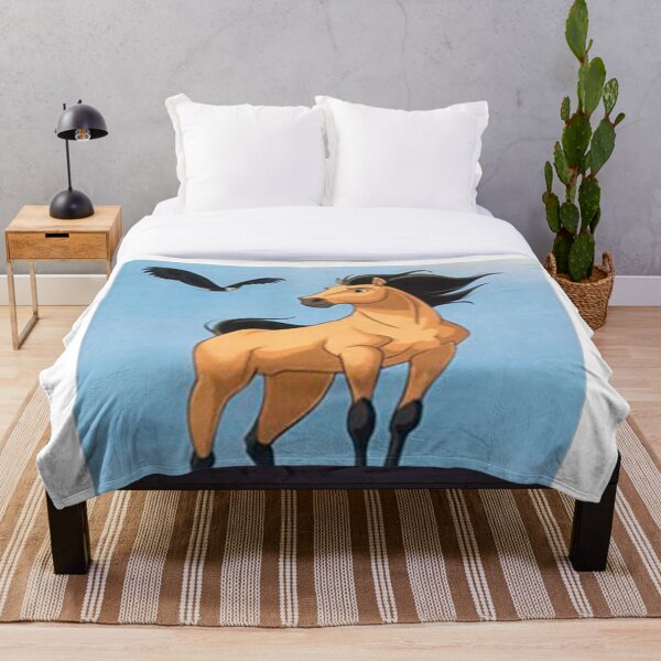 "Free Spirit" Throw Blanket by malejagomez123 Redbubble