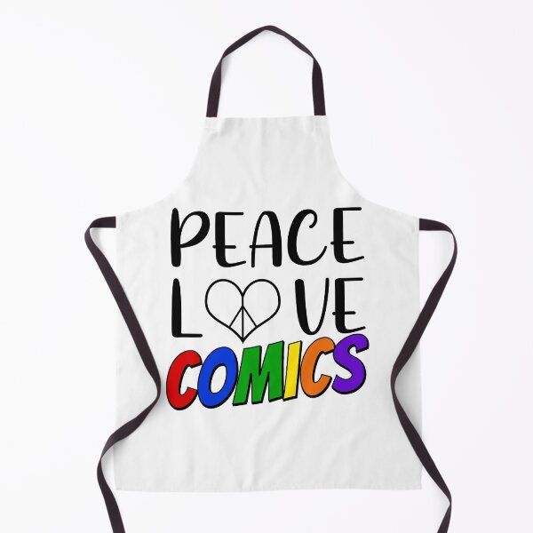 Item preview, Peace, Love, Comics Logo designed and sold by CenturyComics.