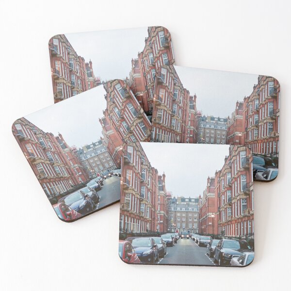 Item preview, London cars and brick buildings from the street designed and sold by olivierbradette.