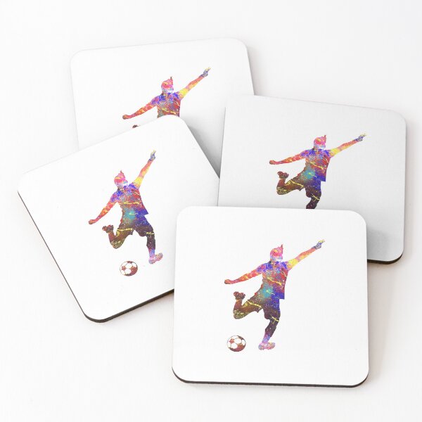 Item preview, Women Kicking Ball  Quote Art Design Inspirationa designed and sold by vividpixelusa.