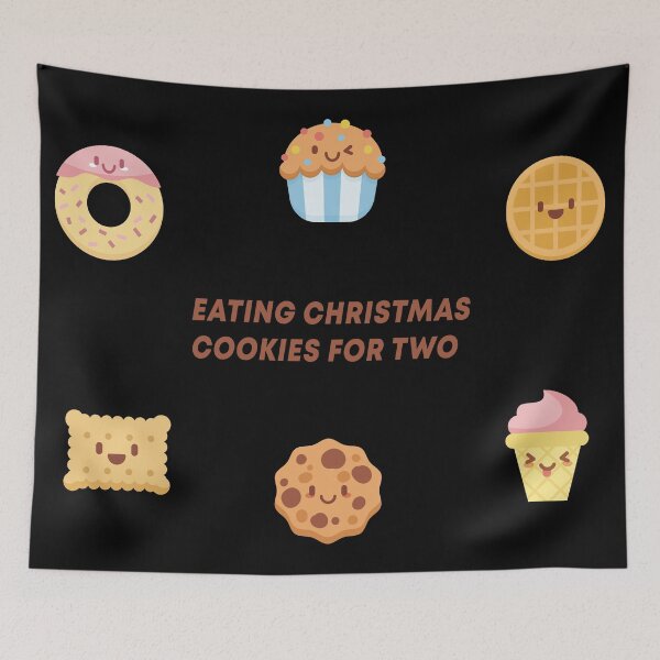 Item preview, Eating Christmas Cookies For Two designed and sold by Ester Arts.
