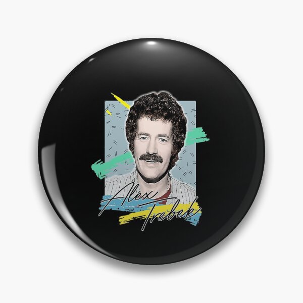 Item preview, Alex Trebek _ Retro Vintage Aesthetic Fan Design designed and sold by DynamicWorkshop.