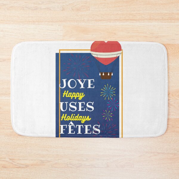Item preview, Joyeuses vacances happy holidays designed and sold by MegDeRoyale.