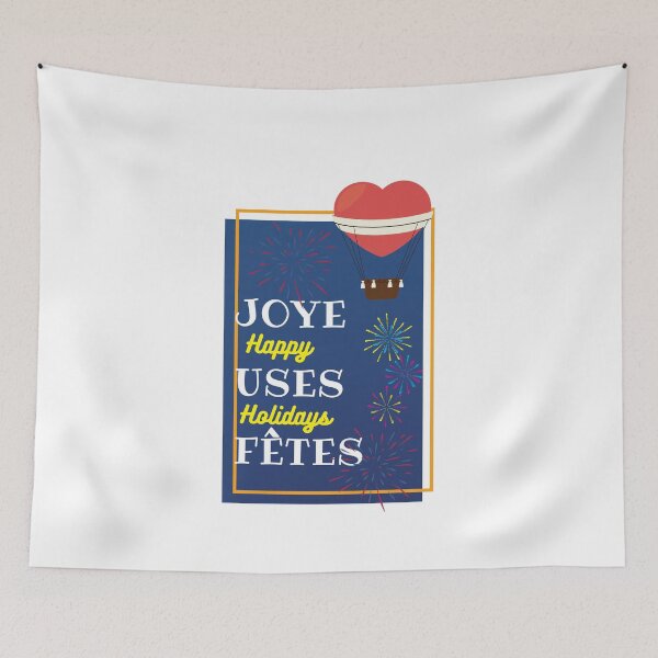 Item preview, Joyeuses vacances felices fiestas designed and sold by MegDeRoyale.