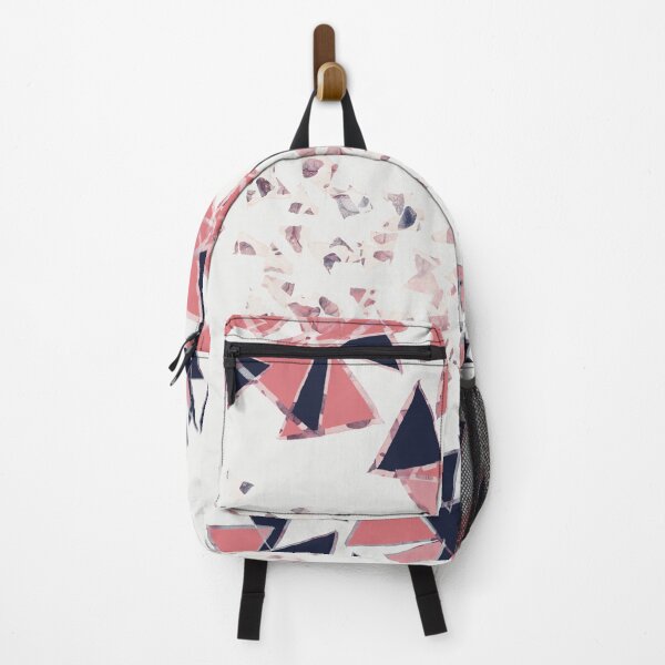 Item preview, Pink and Navy Retro Triangles designed and sold by Lisa Kalma | Brindie.