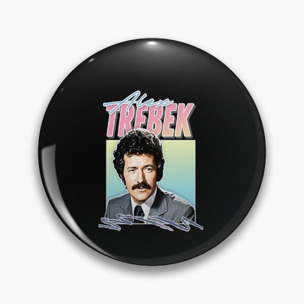 Item preview, Alex Trebek _ Retro Vintage Aesthetic Fan Design designed and sold by DynamicWorkshop.