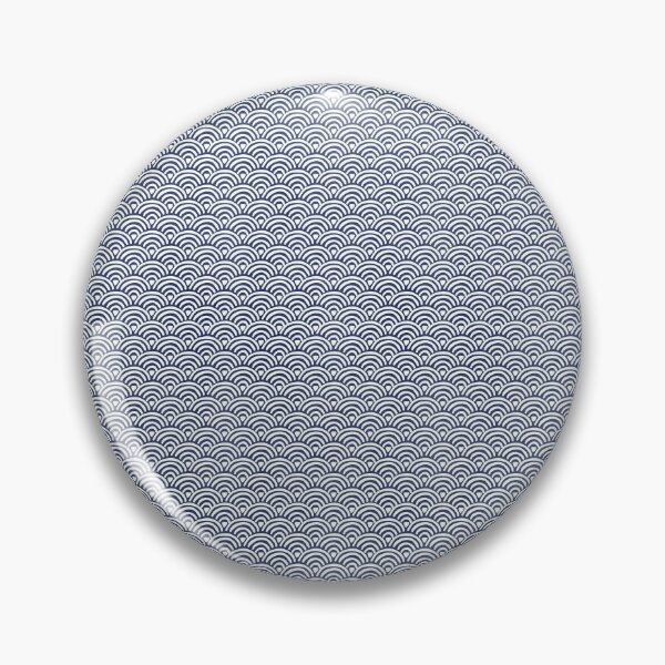 Item preview, Japanese Seigaiha Wave - Blue Depths - Watercolour Wash designed and sold by NolkDesign.