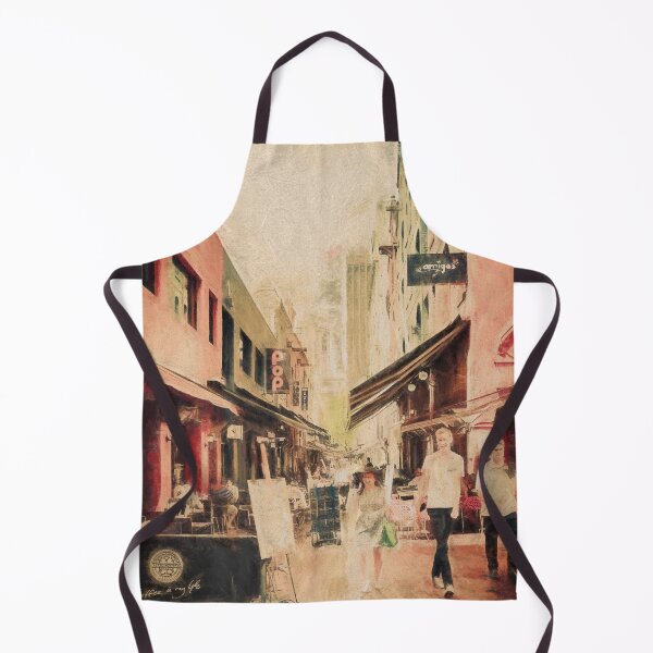 Item preview, Hardware Lane, Melbourne Australia (digital painting) designed and sold by Ray's Photos & Art.