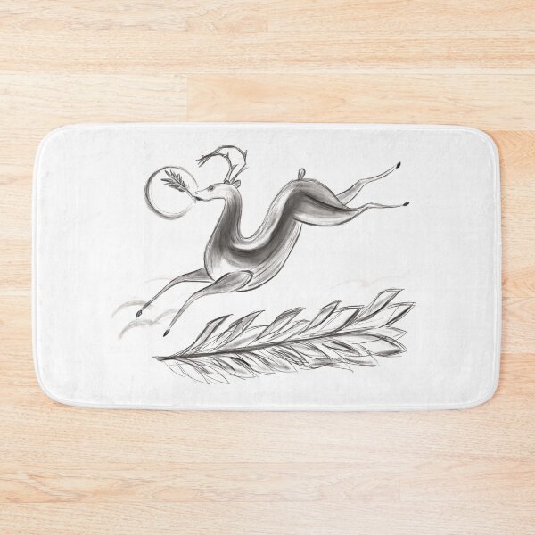 Item preview, Christmas Reindeer Frolic Sketch designed and sold by jdotrdot712.