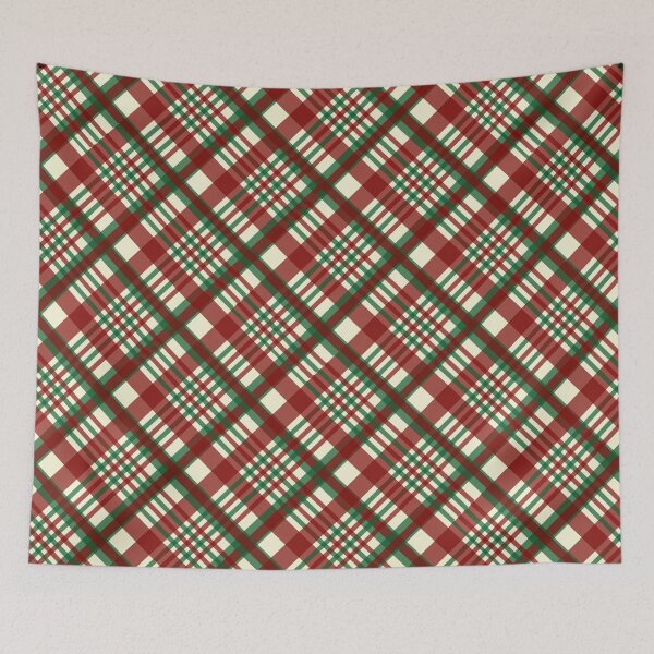 Item preview, COOL CHRISTMAS GEOMETRIC LINE PATTERN - Christmas Plaid  designed and sold by Cr1sV.