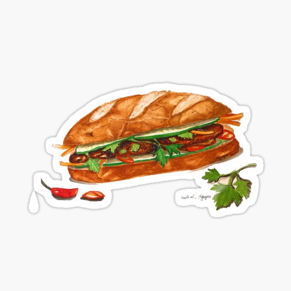 Item preview, Vietnamese Sandwich banh mi designed and sold by Nguyen Foodholic.