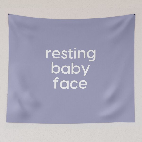 Item preview, Resting baby face designed and sold by Aroha Designs.