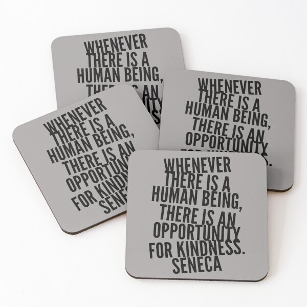 Item preview, Human Kindness - Seneca Quotes - Seneca Stoicism  designed and sold by Philosopher Project.