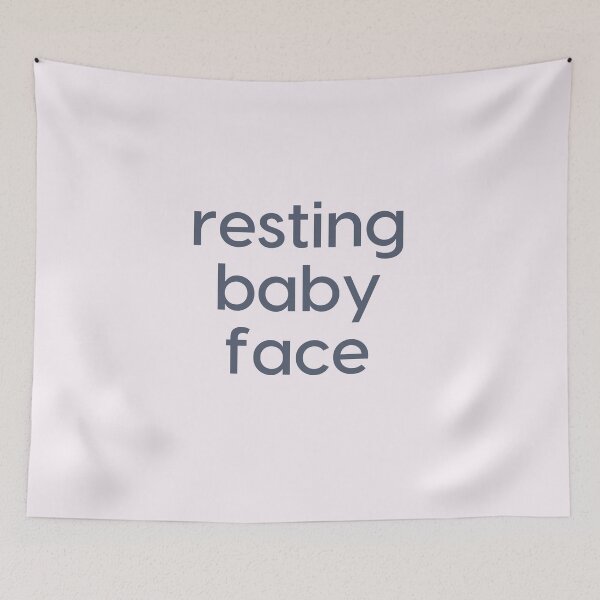 Item preview, Resting baby face designed and sold by Aroha Designs.