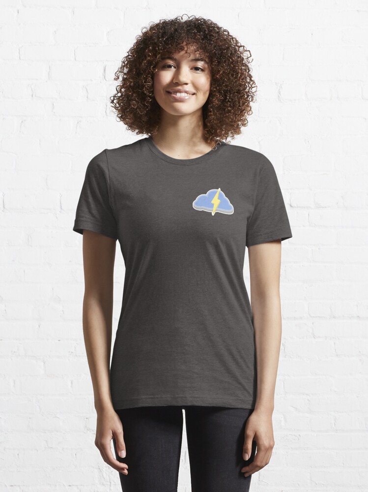Alternate view of Rainstorm - Learning Unlimited Cloud Essential T-Shirt