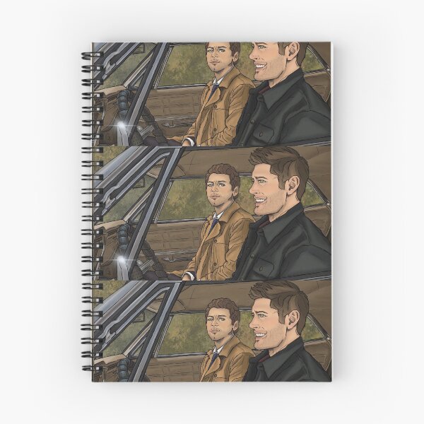 Item preview, Supernatural Dean and Castiel Drive in Baby - Impala Heaven designed and sold by LittlePopaArt.