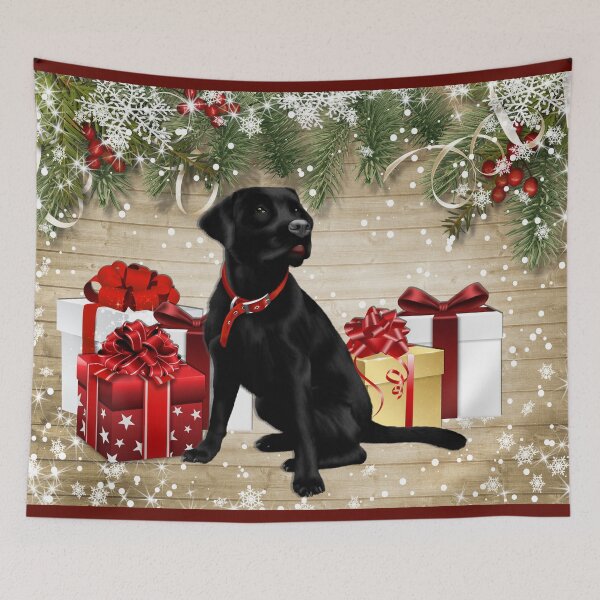 Item preview, Labrador de navidad designed and sold by Jane Minto.