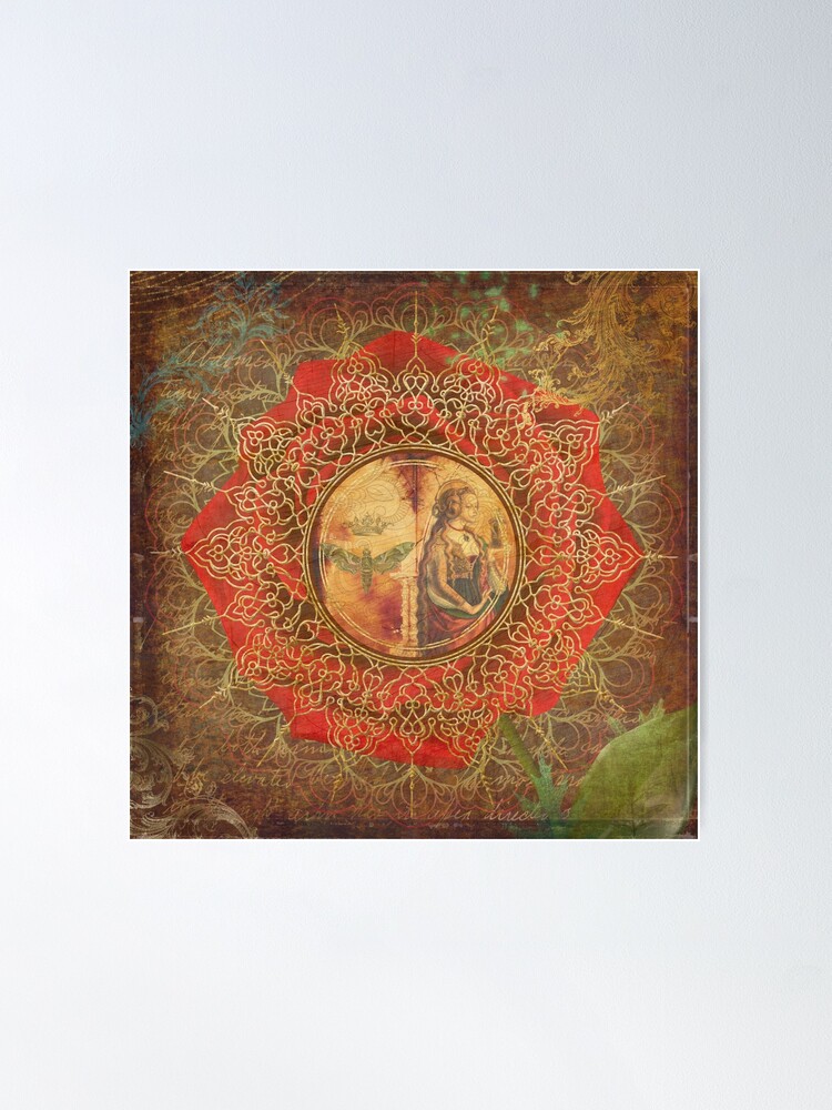 Thumbnail 2 of 3, Poster, The Magdalene Rose designed and sold by PurplePeacock.