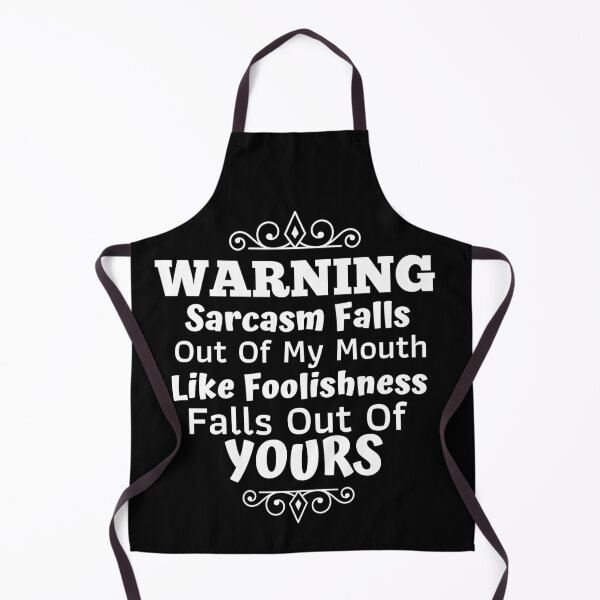 Item preview, Warning Sarcasm Falls Out Of My Mouth designed and sold by Joy Poddar.