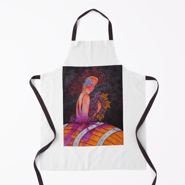 Item preview, Vintage Queen.Girl in the Barrel. Grapes. Wine designed and sold by Vincent Loverso.
