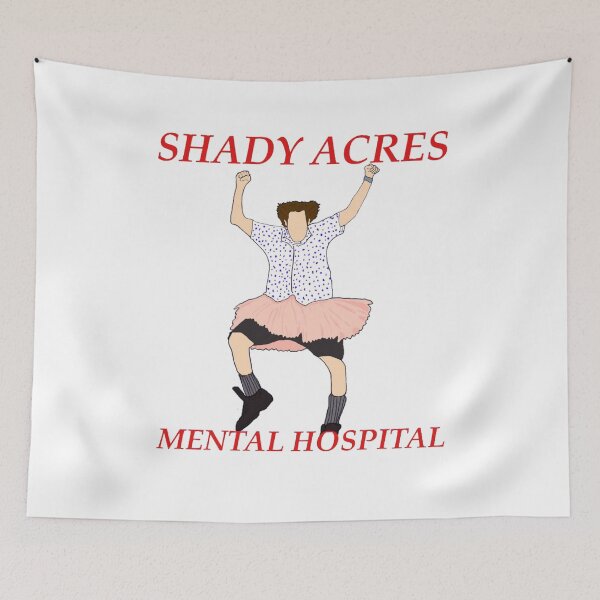 Item preview, Shady acres mental hospital  designed and sold by froggyleggs.