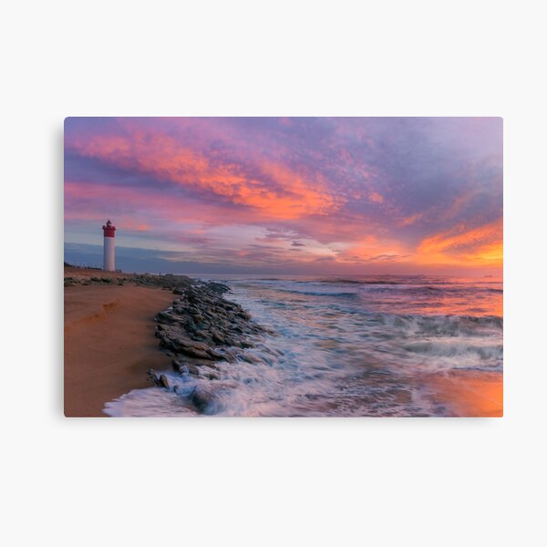 Sonnenaufgang unter einem afrikanischen Himmel - Umhlanga Leinwanddruck