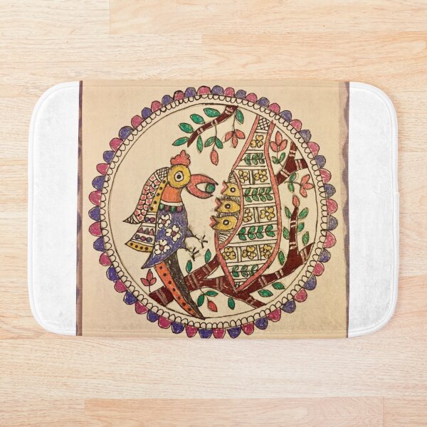 Artikelvorschau, Indische Kunst, Frühling, Vogel, Liebe, ethnisch, Nest entworfen und verkauft von Prashant0206.