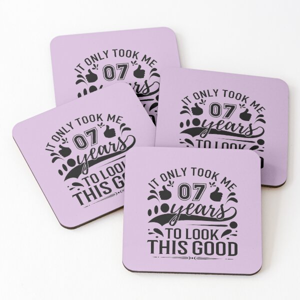Item preview, it onlyTook Me 7 Years To Look This Good,Gift 7th Birthday designed and sold by buzz1days.