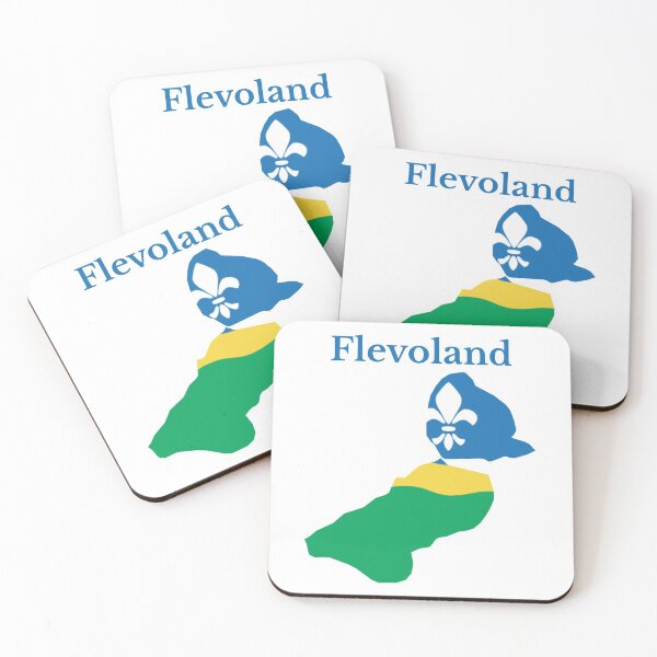 Item preview, Flevoland Province Map flag , Netherlands. designed and sold by marosharaf.