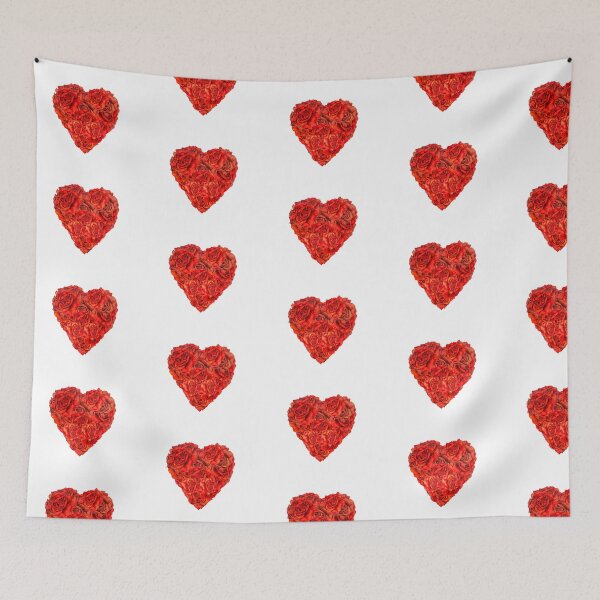 Item preview, Red roses heart in watercolor designed and sold by latiendadearyam.