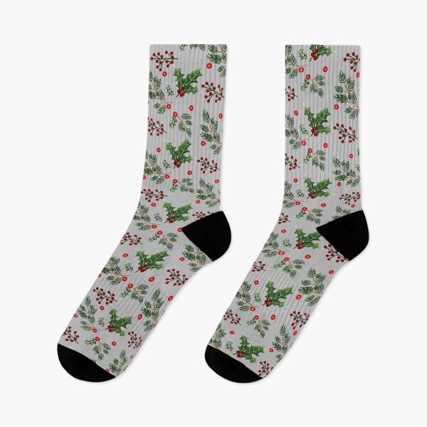 Item preview, CHRISTMAS PLANT PATTERN - Holly, Mistletoe, and Pine  designed and sold by Cr1sV.