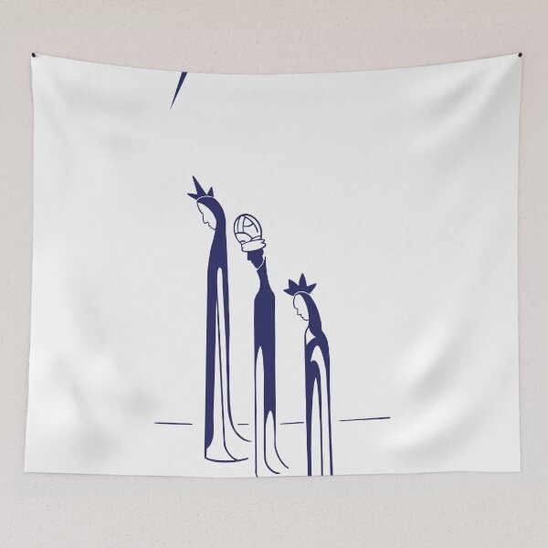 Item preview, Three Kings - 3 Wise Men Holy Night Illustration designed and sold by jdotrdot712.