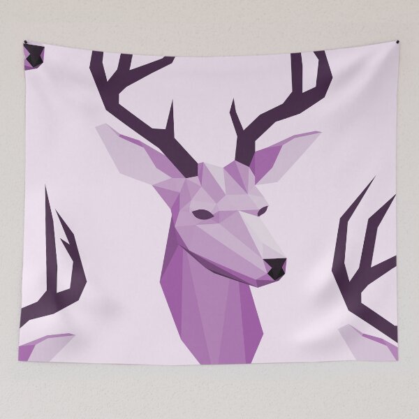 Item preview, Purple Deer Geometric designed and sold by Tritonn204.
