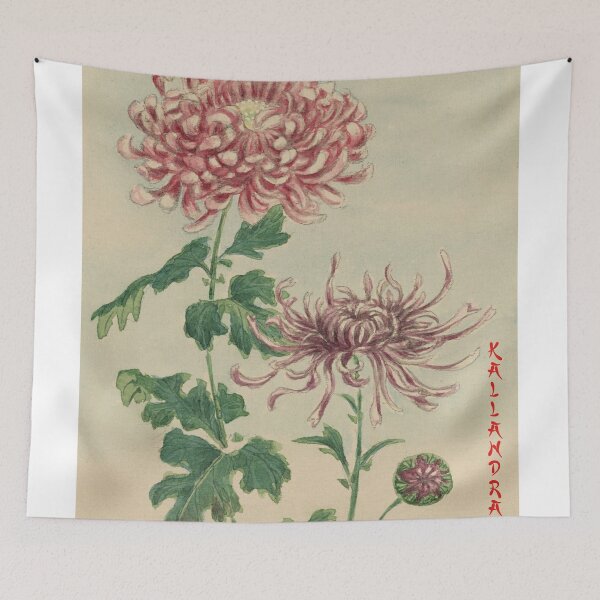 Item preview, Japanese Art Print - Chrysanthemum Stems - Japanese Drawing designed and sold by Kallandra.