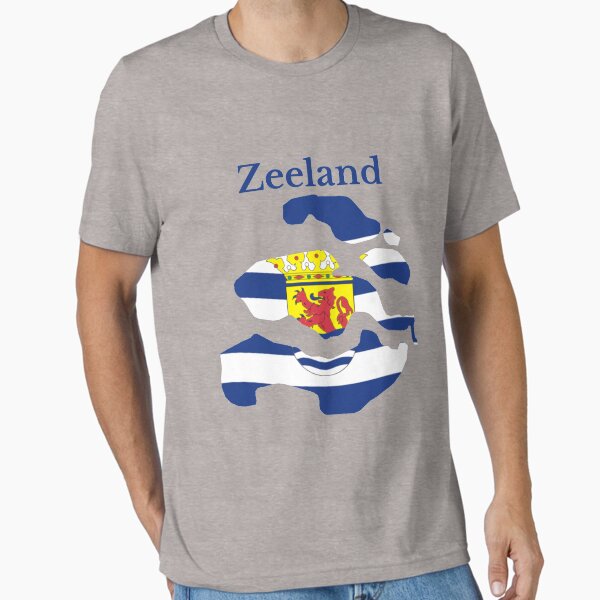 Zeeland Province Map flag , Netherlands. Essential T-Shirt