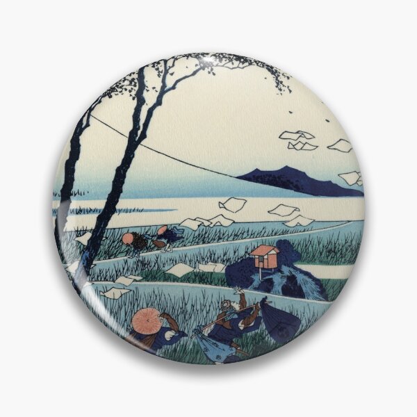 Item preview, Japanese color woodcut - stormy landscape with Fujijama designed and sold by Kallandra.