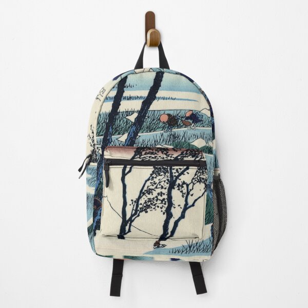 Item preview, Japanese color woodcut - stormy landscape with Fujijama designed and sold by Kallandra.