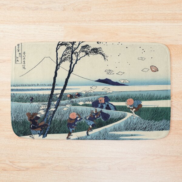 Item preview, Japanese color woodcut - stormy landscape with Fujijama designed and sold by Kallandra.