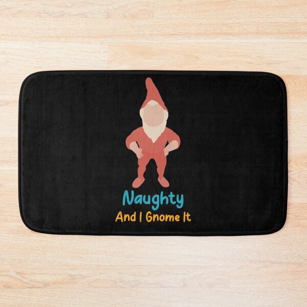 Item preview, Naughty And I Gnome It Coral designed and sold by Unworldly.