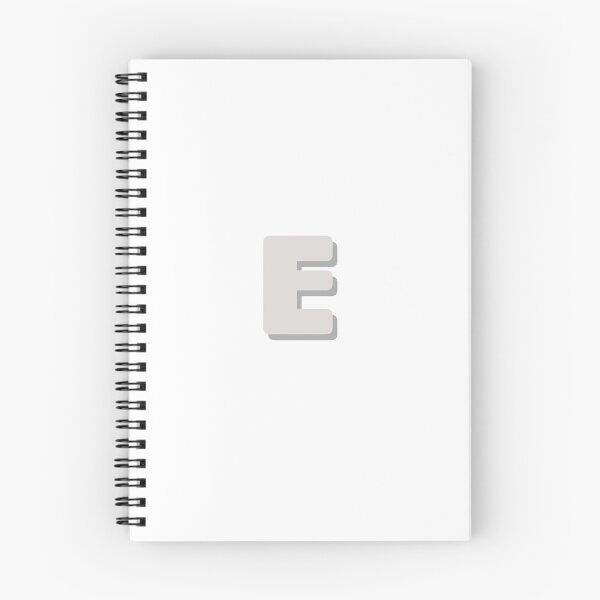 Artikelvorschau, Buchstabe E in Grau entworfen und verkauft von katiekreates.