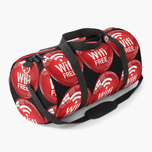 Item preview, Red Free Wi-Fi Design designed and sold by The Merch.