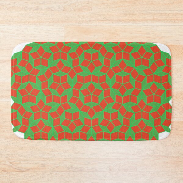 Item preview, Aperiodic tiling - Red and Green - Christmas colors designed and sold by rahilvalani.