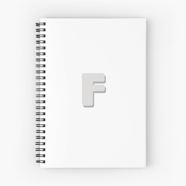Item preview, Letter F in Grey designed and sold by katiekreates.