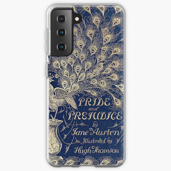 Pride And Prejudice Peacock Edition Book Cover Samsung Galaxy Soft Case