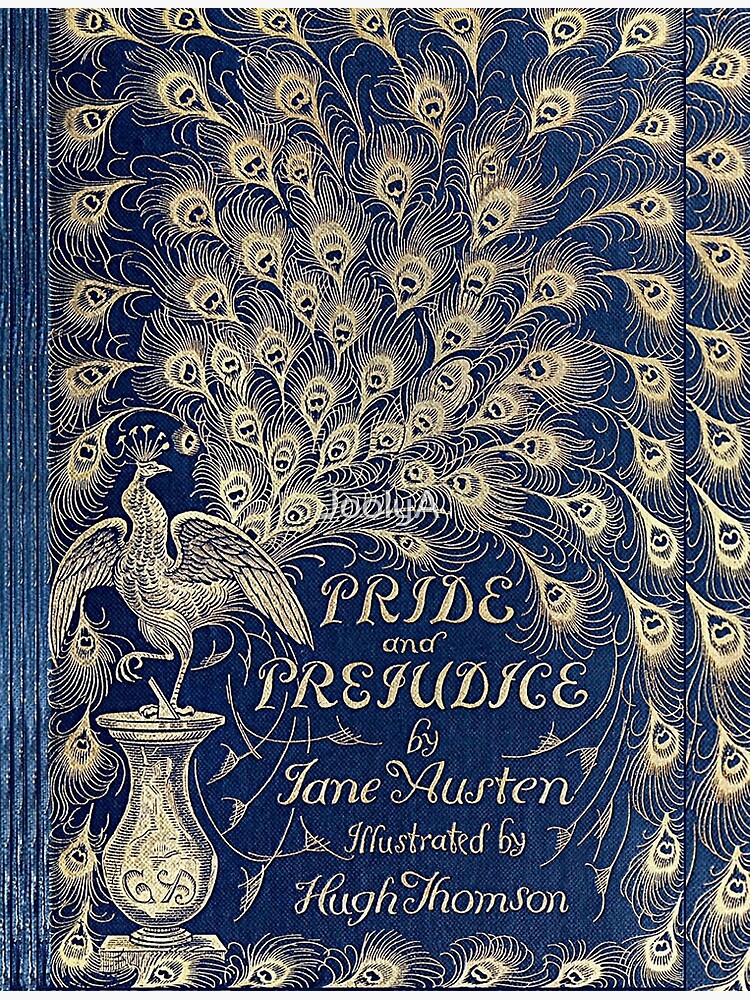Pride And Prejudice Peacock Edition Book Cover | Canvas Print