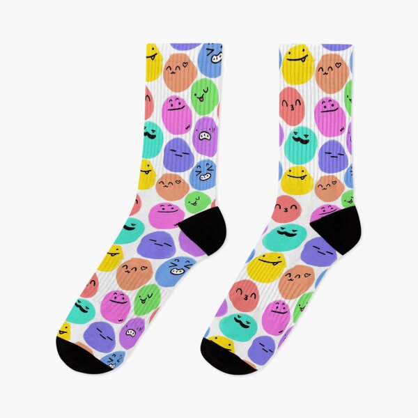 Item preview, Colourful silly faces designed and sold by VacantEyes.