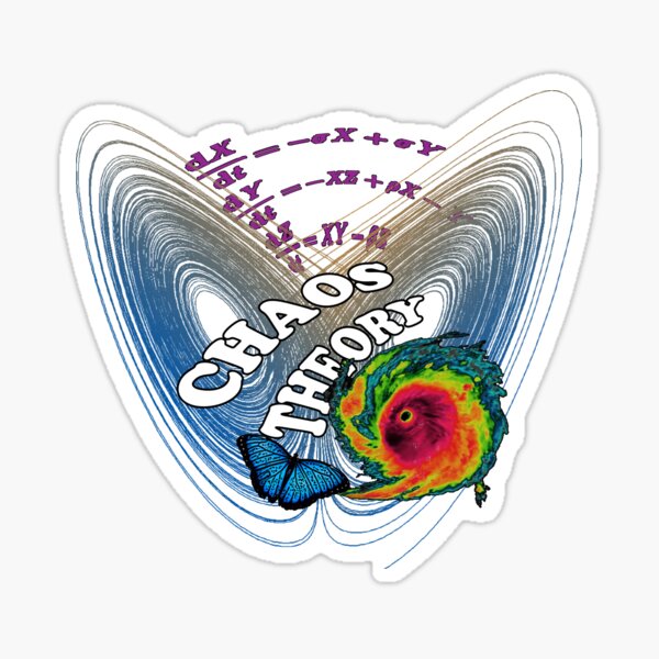 Sticker Chaostheorie Redbubble