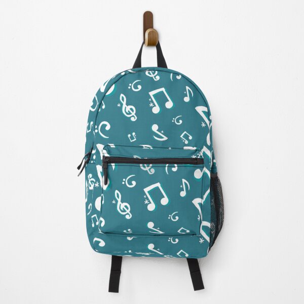 Item preview, Music Notes Pattern Drawing turquoise designed and sold by CreativTEES !.