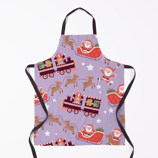 Item preview, Christmas Pattern Design #013 - Santa on Rein Deer Sled & Train designed and sold by isko1977.